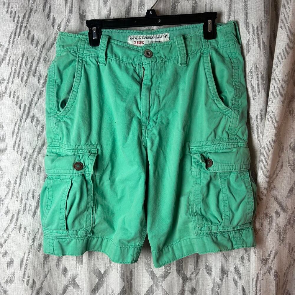 American-eagle Men's Green Shorts